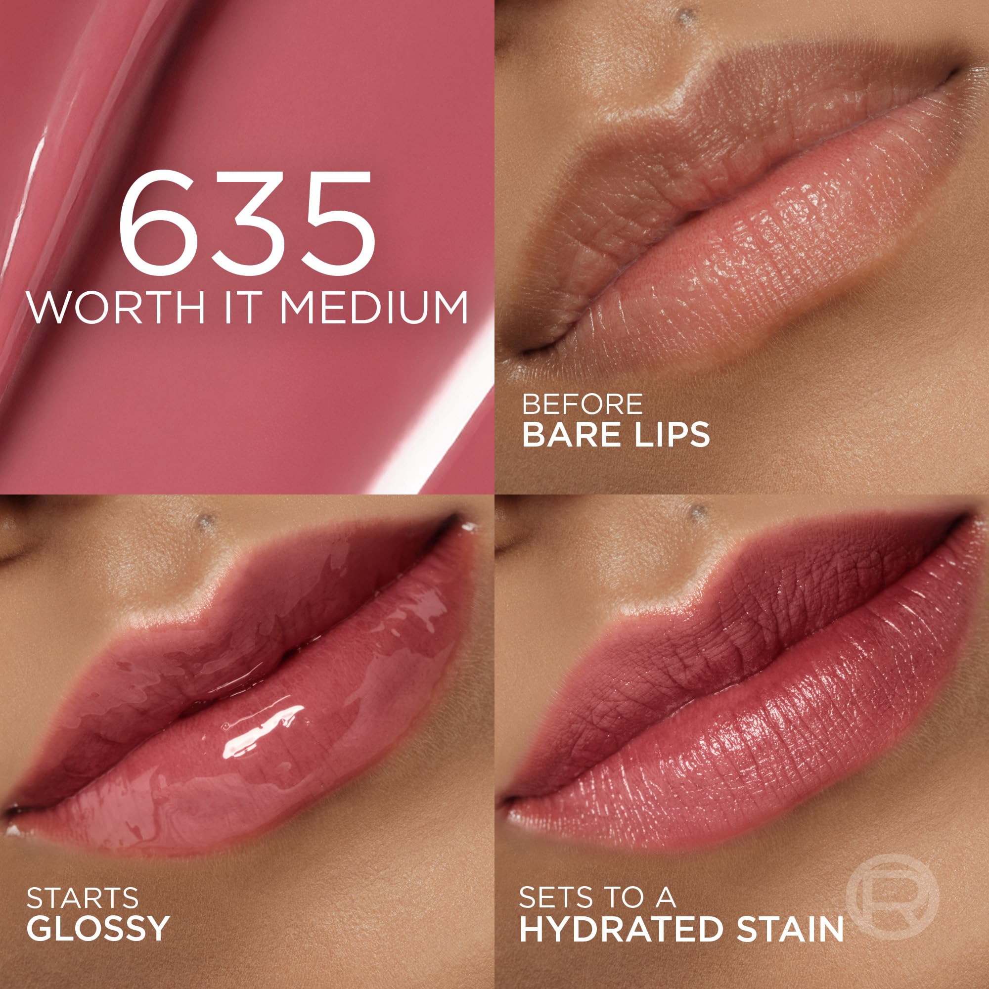 Labios con tono Worth It Medium, color uniforme y duradero