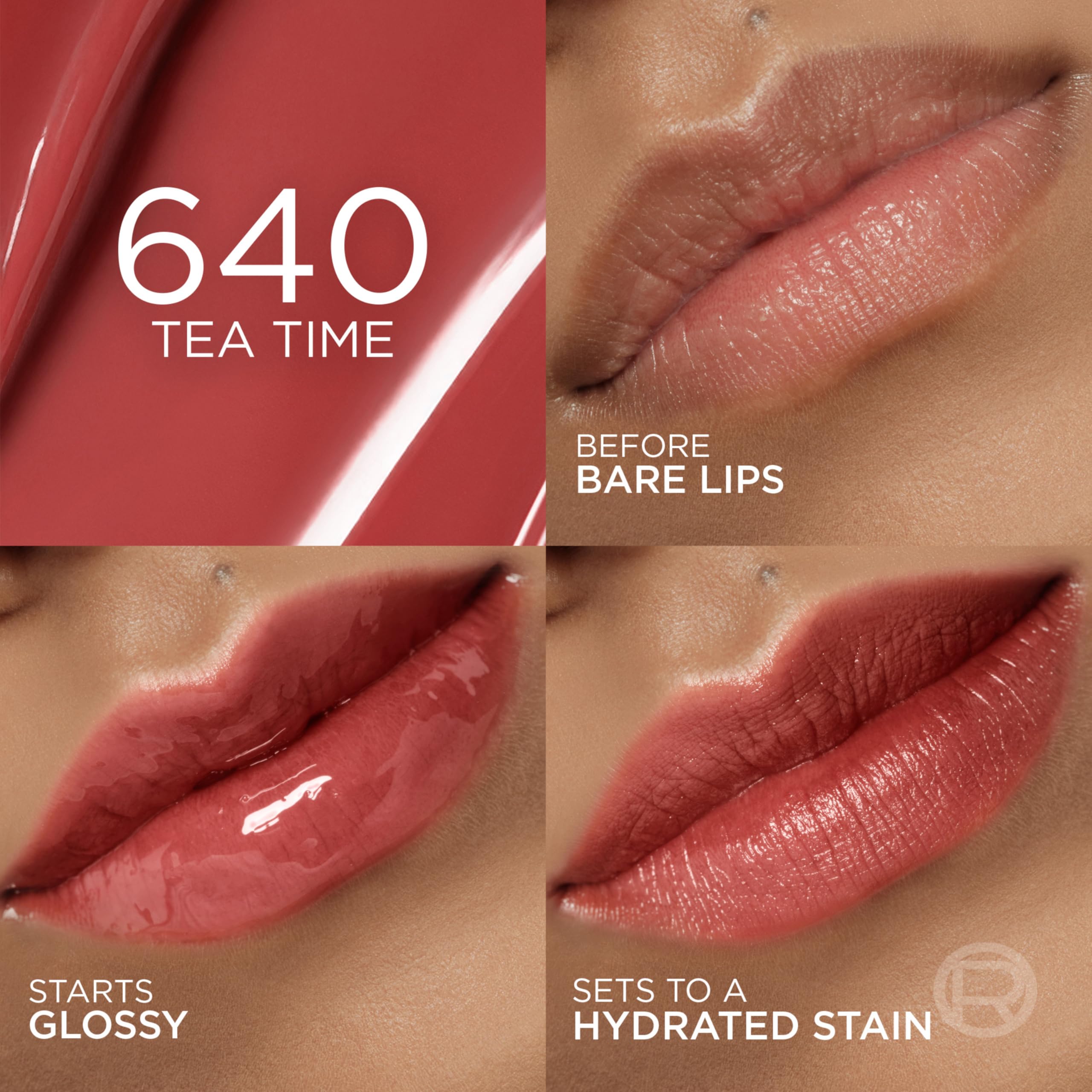 L'Oreal Paris Hyaluron Tint Lip Stain Serum: aplicador de precisión para cobertura uniforme.