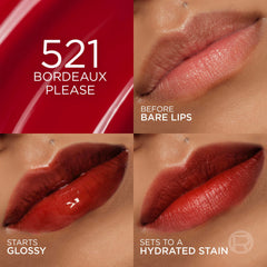 L'Oreal Paris Hyaluron Tint Lip Stain Serum – aplicador precisión: aplicación suave y definida.