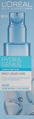 L'Oreal Paris Hydra Genius: etiqueta clara destacando ingredientes clave.