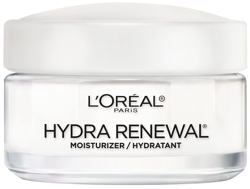 L'Oreal Paris Hydra-Renewal bottle pump for easy daily moisturization.
