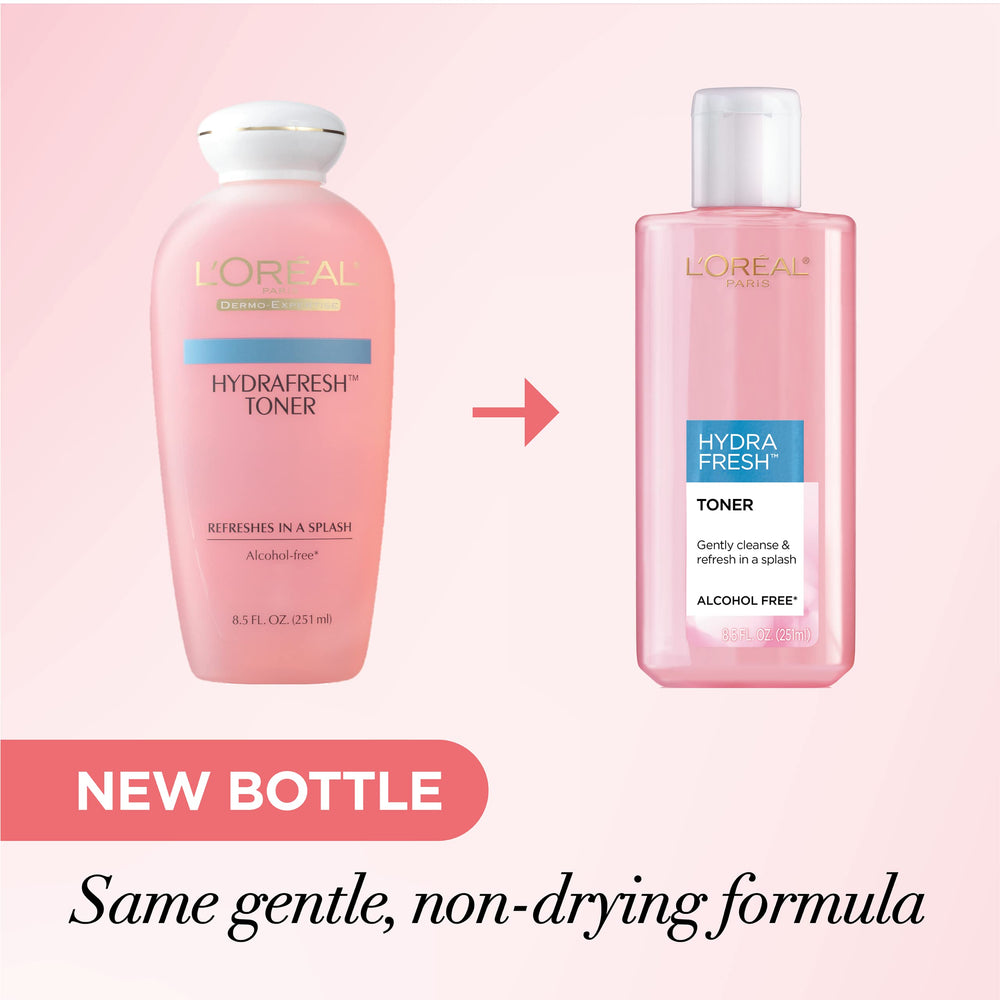 L’Oréal Paris HydraFresh Tónico: pack de dos unidades para uso diario.