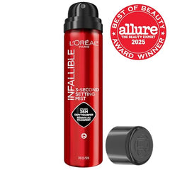 L'Oreal Paris Infallible: aplicación circular a 12 pulgadas para acabado uniforme.