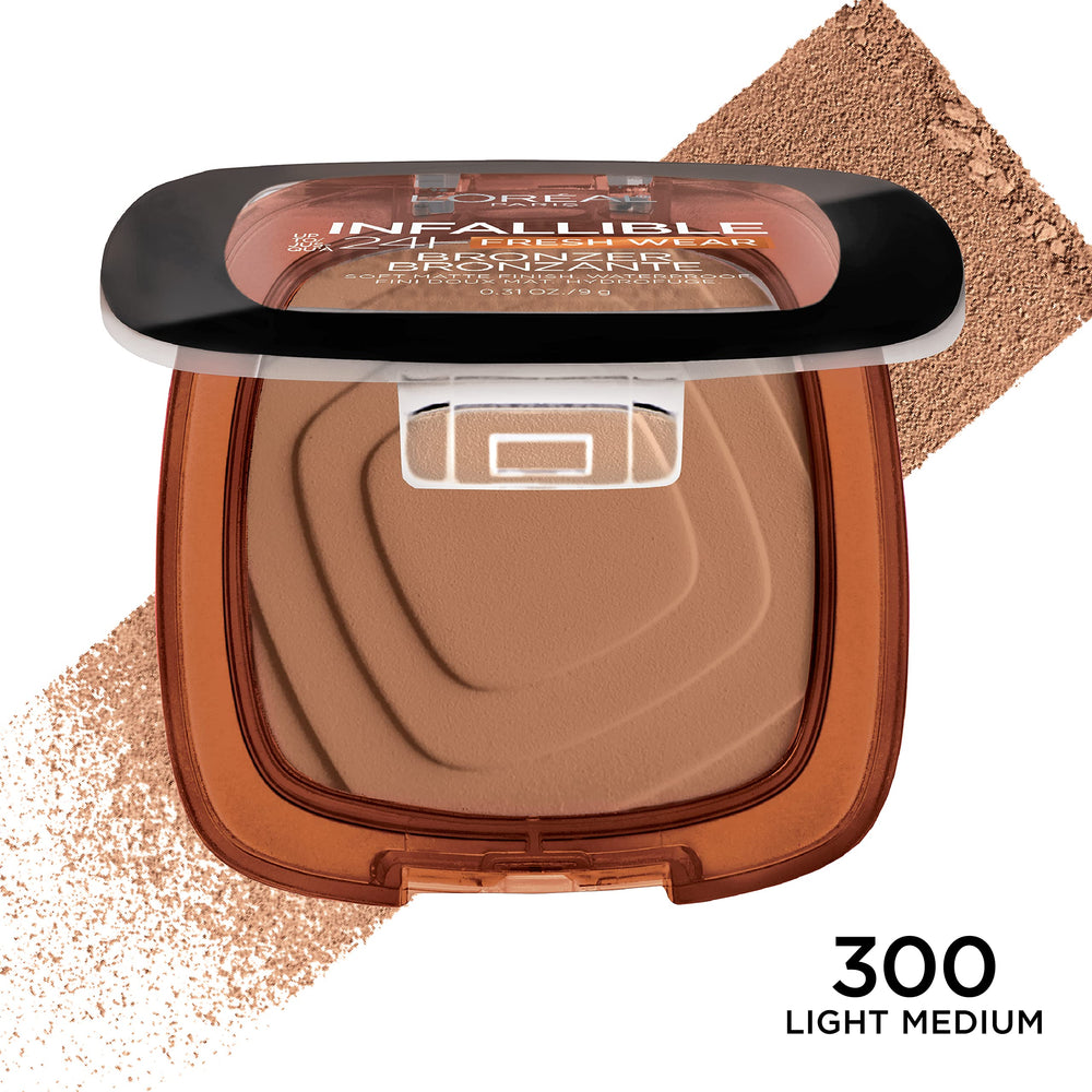 Tono bronceado natural de Infallible para contorno suave y calidez.
