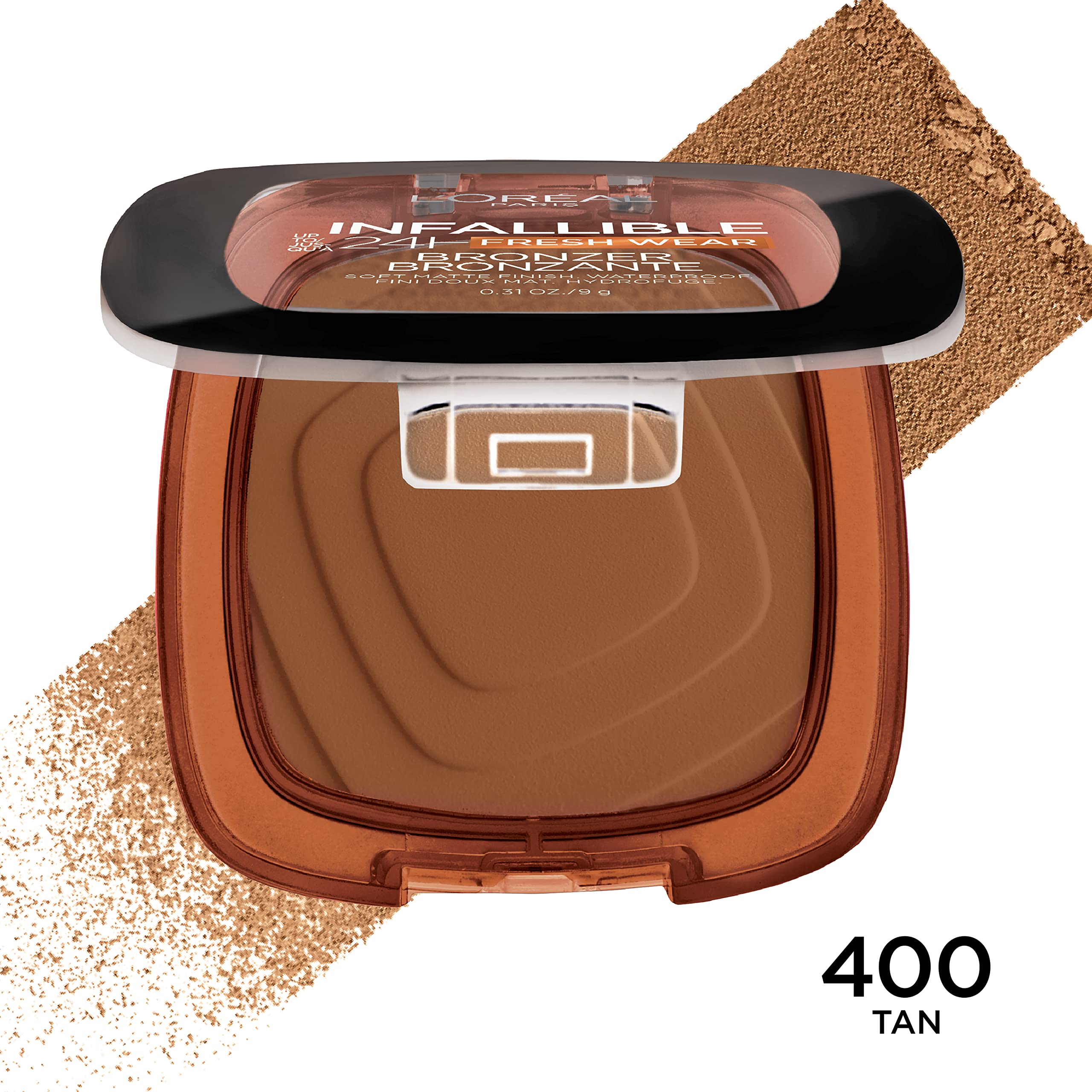 L’Oréal Paris Infallible Bronzer, aplicación suave para contornear con facilidad.