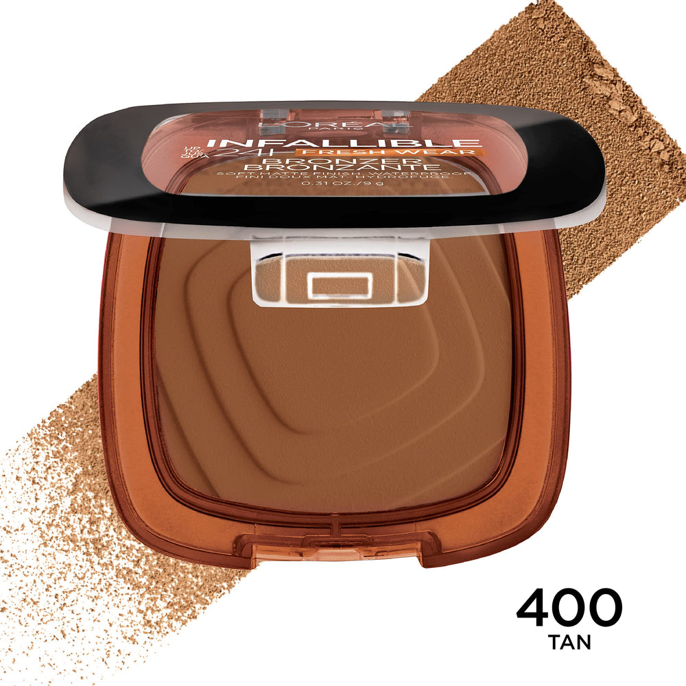 L’Oréal Paris Infallible Bronzer, aplicación suave para contornear con facilidad.