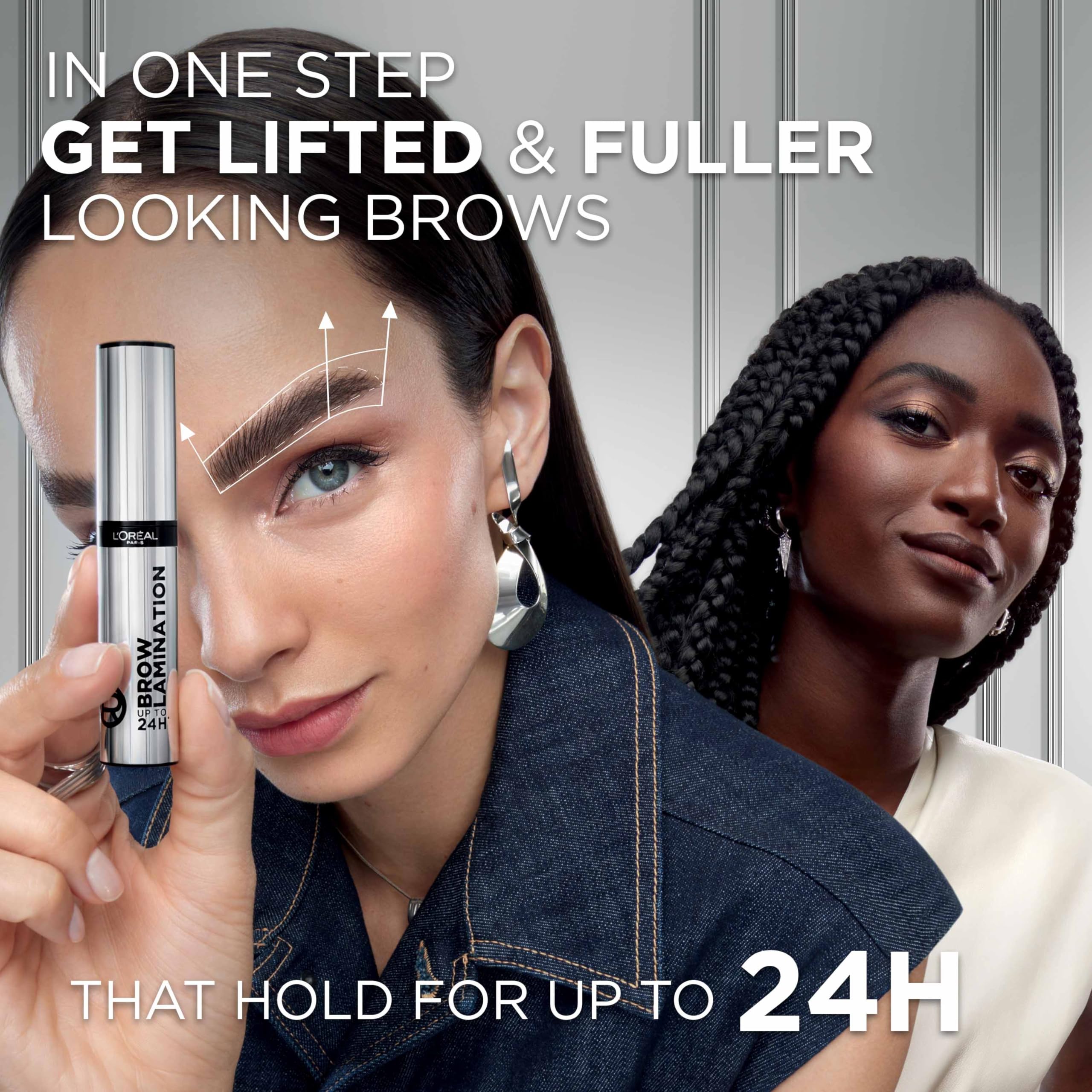 L'Oreal Paris Infallible, acabado transparente para un look natural y pulido.