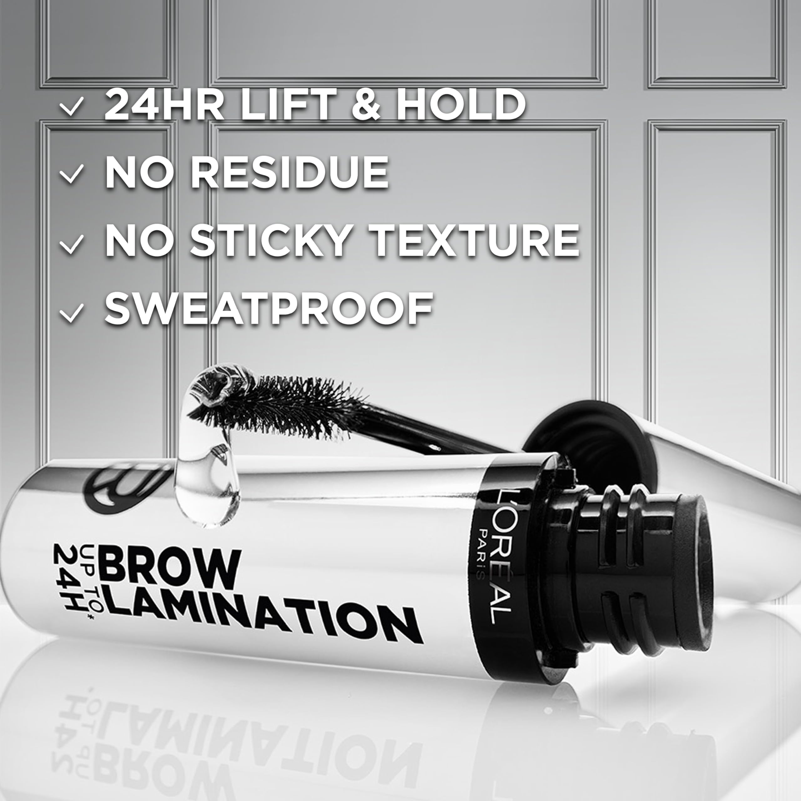 L'Oreal Paris Infallible, cejas levantadas y definidas con efecto laminación de larga duración.