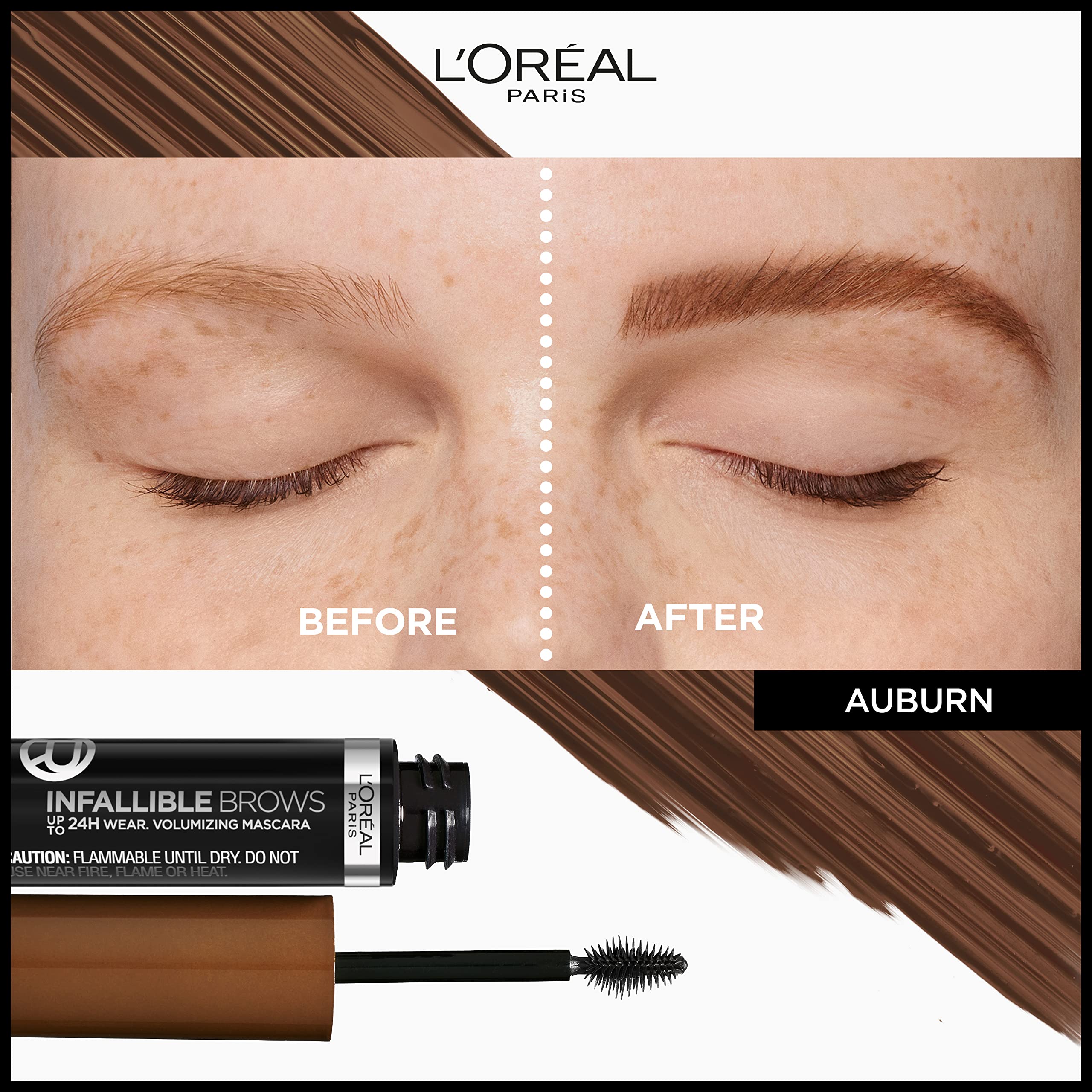 L Oréal Paris Infallible Cejas: cepillo 3D para mejorar densidad con precisión.