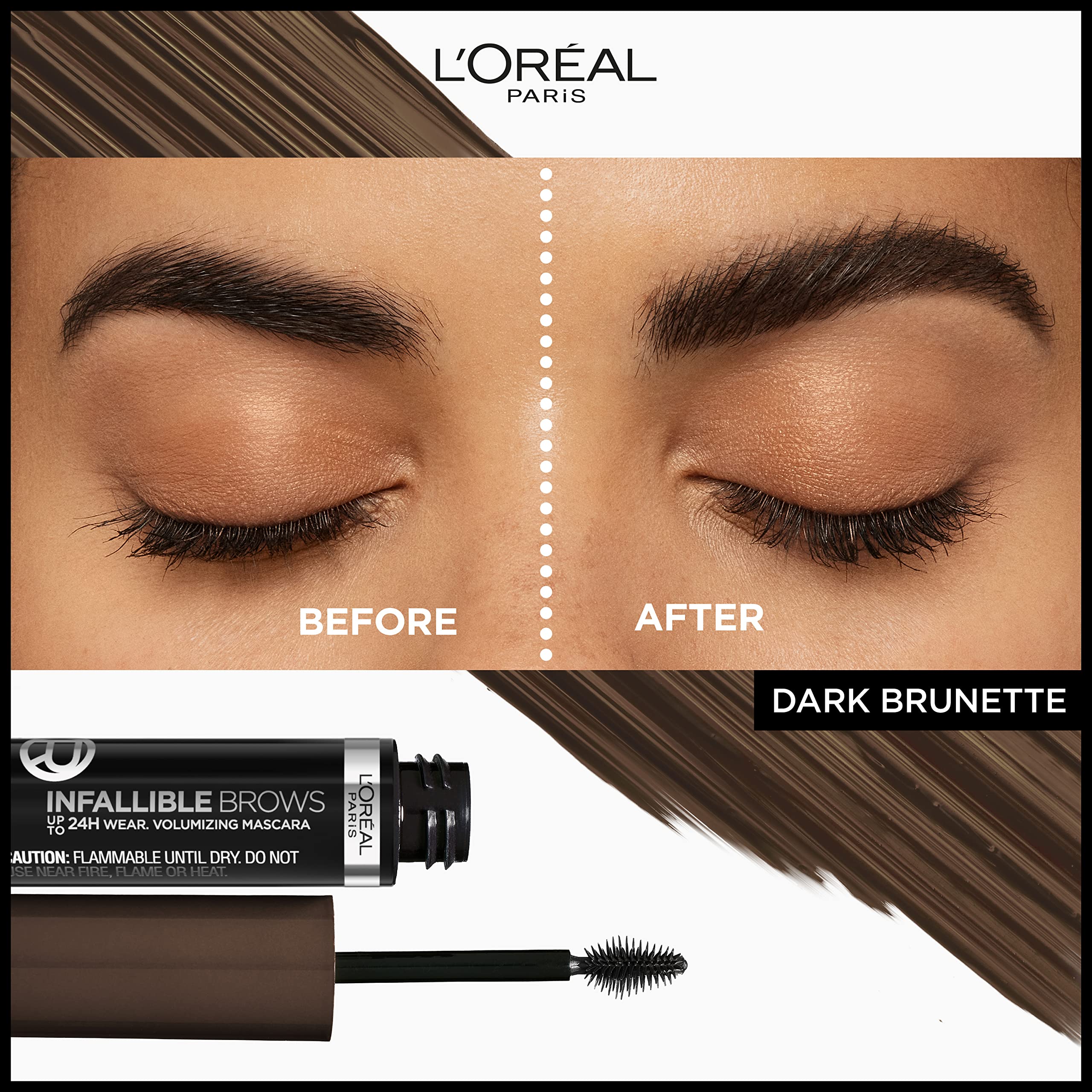 Cejas 2x más densas con volumen duradero de 24H.