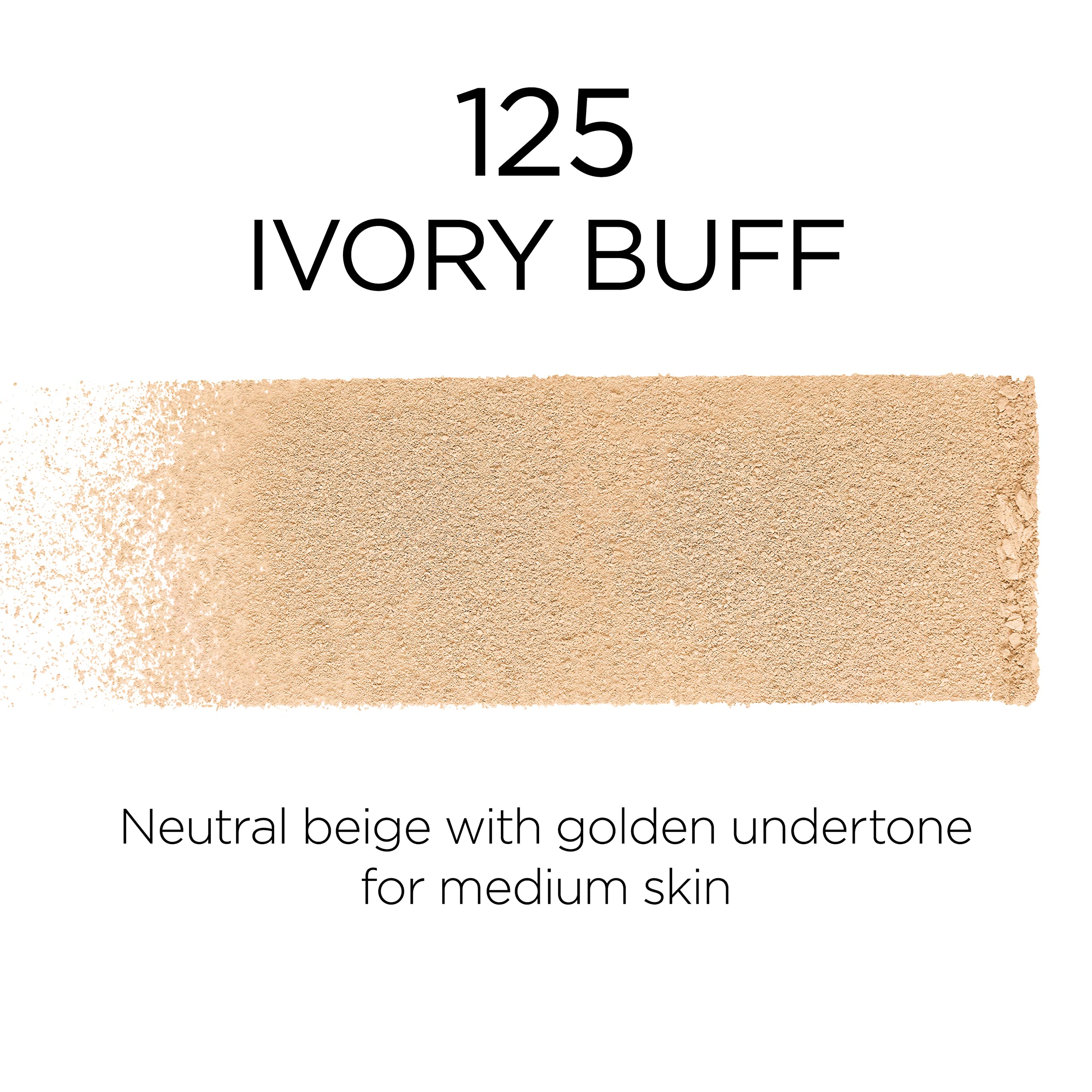 L'Oréal Paris Infallible Fresh Wear Foundation en polvo, textura ligera que se siente suave y transpirable.