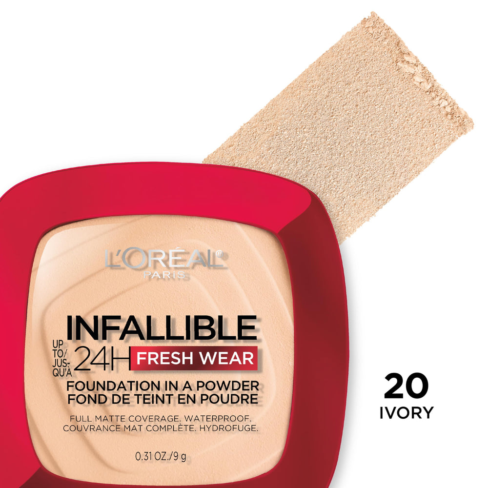 L'Oréal Paris Infallible Fresh Wear Polvo: uso diario con acabado mate
