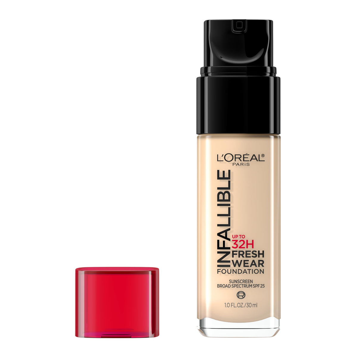Fundación Infallible de L'Oreal Paris, textura ligera para un acabado natural.