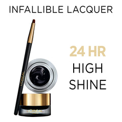 Glide-on brush applicator ensures smooth application and clean line.
