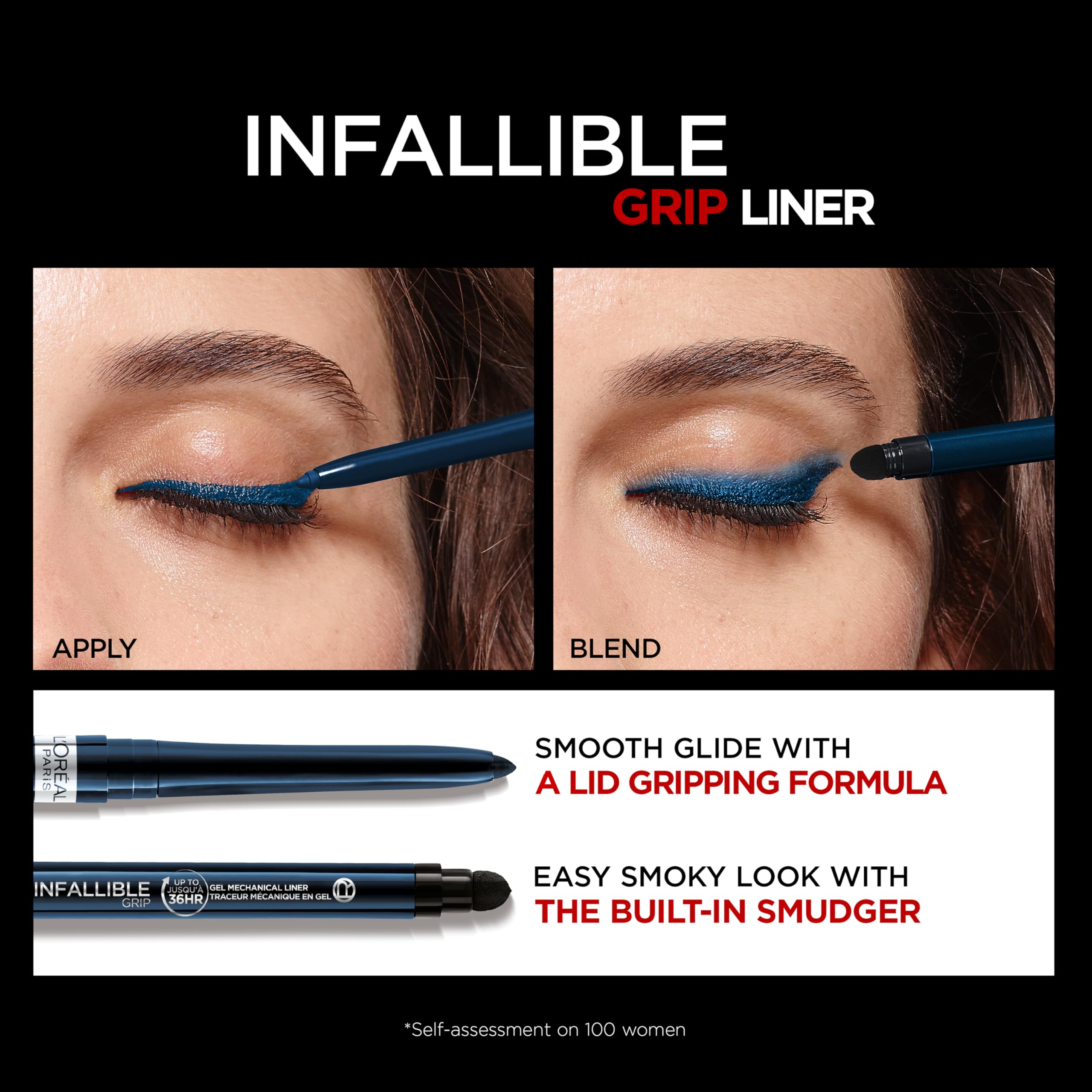 Infallible Grip: delineado duradero para looks que resisten el día.