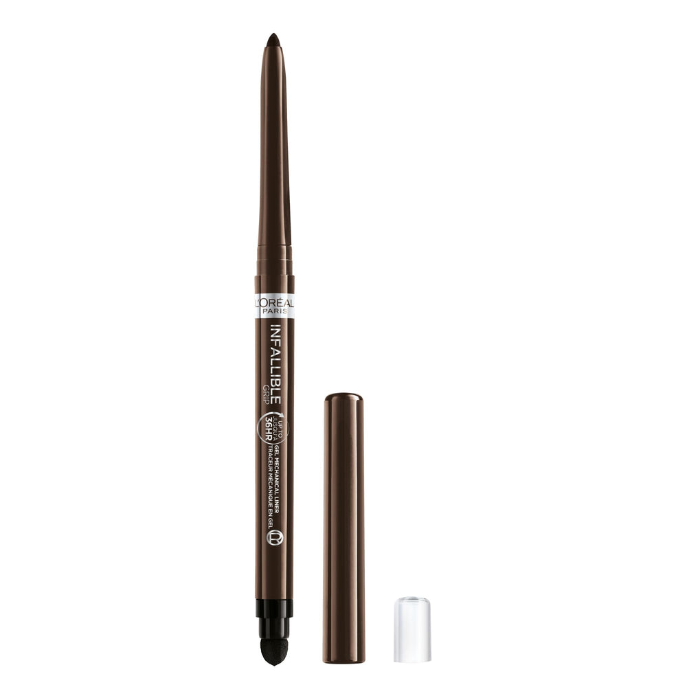 Delineador gel L’Oréal Paris Infallible Grip en Marrón Denim para definición duradera.