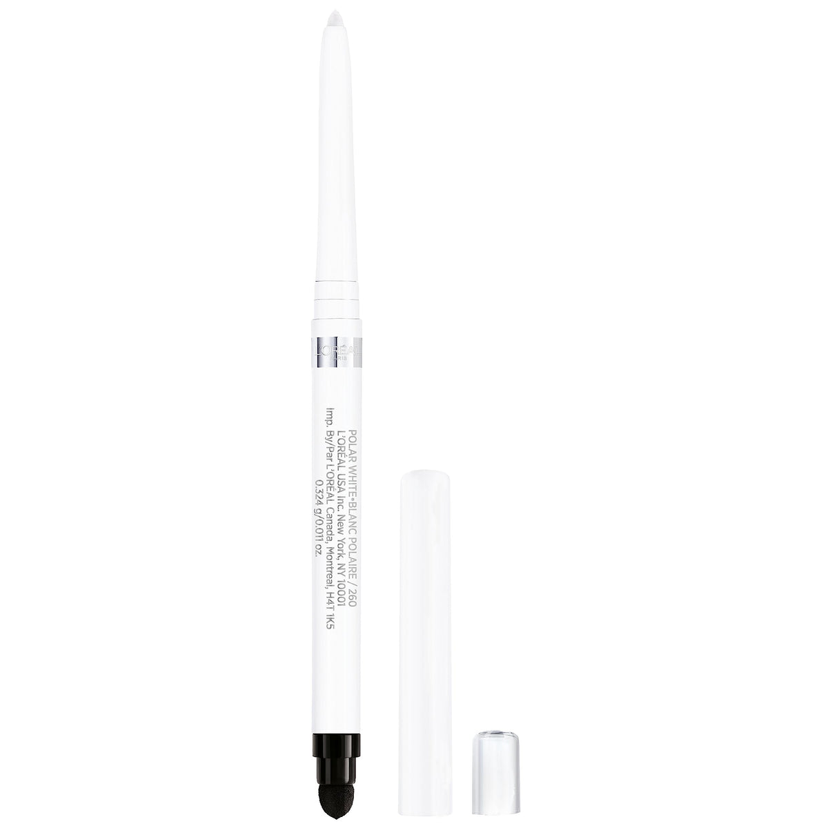 L'Oreal Paris Infallible Grip delineador gel, aplicación suave para trazos uniformes y duraderos.