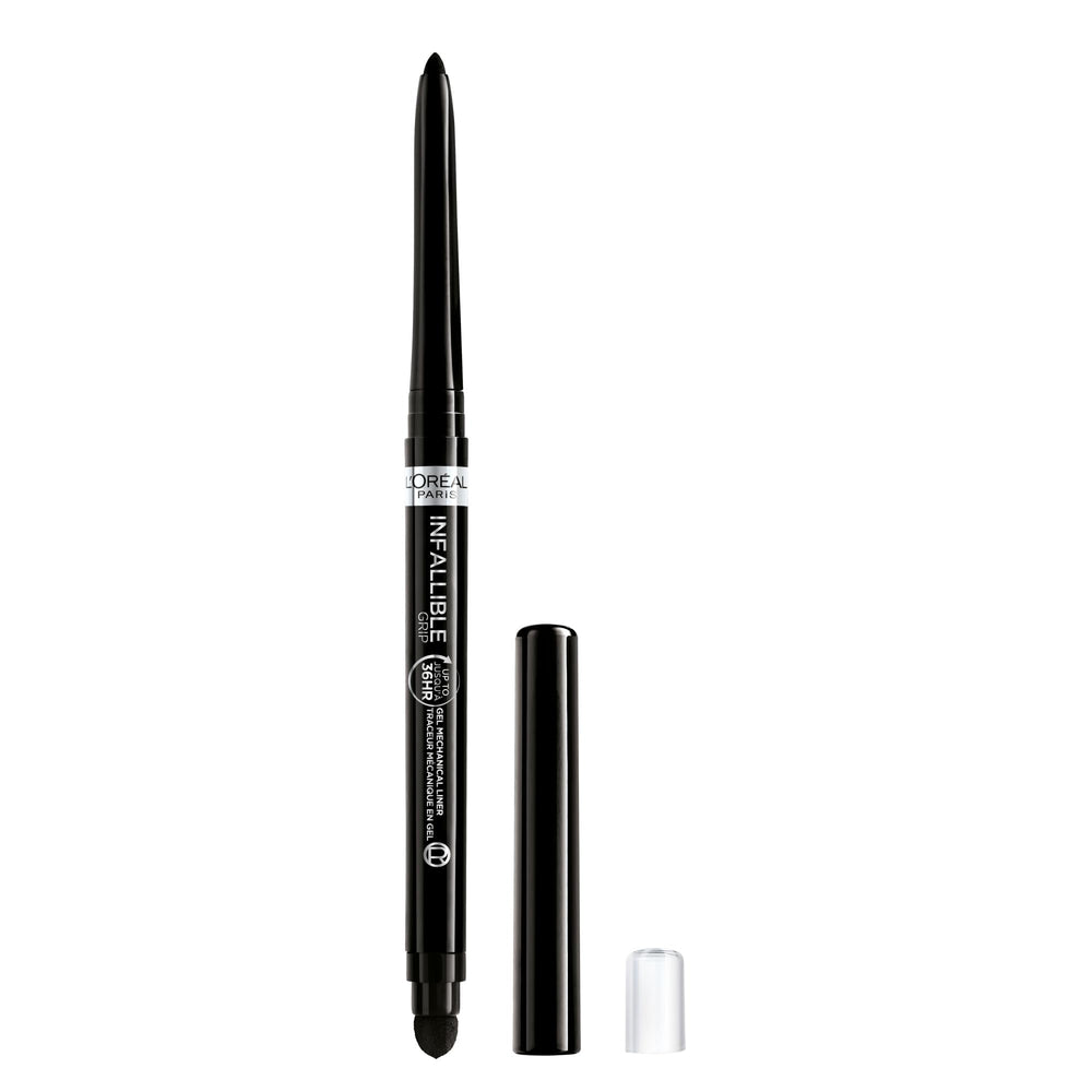 L'Oreal Paris Infallible Grip delineador gel, aplicación suave para trazos precisos y duraderos.