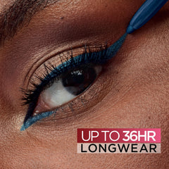 L'Oreal Paris Infallible Grip azul jersey: resistente al agua para maquillaje sostenido.