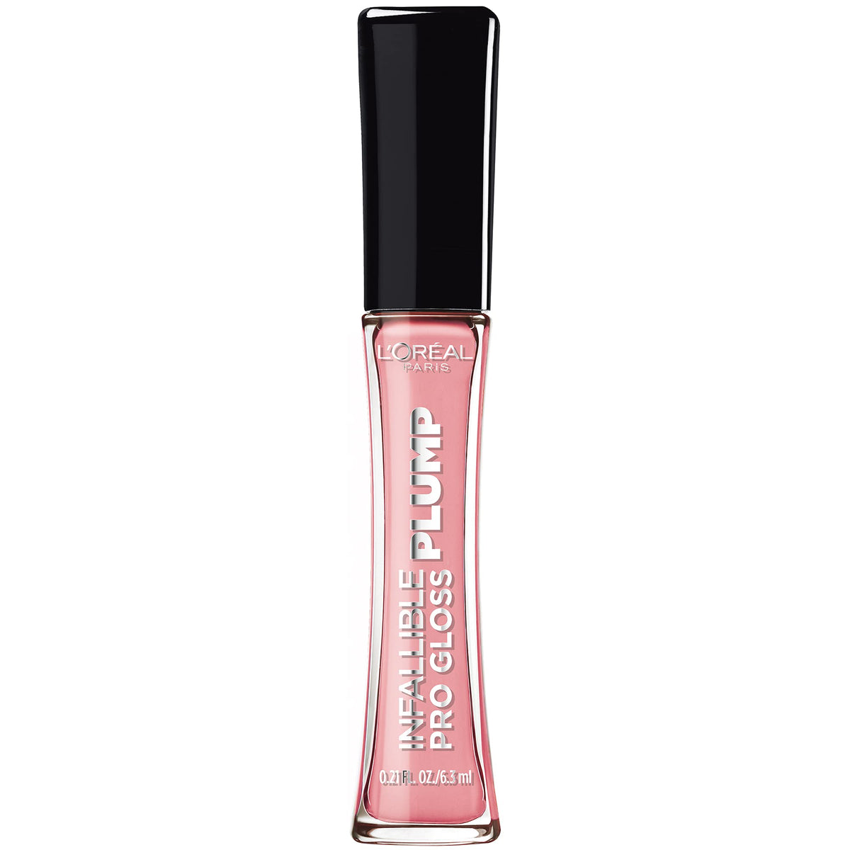 L'Oreal Paris Infallible Pro Gloss Plump con aplicador suave para delinear labios y brillo duradero.