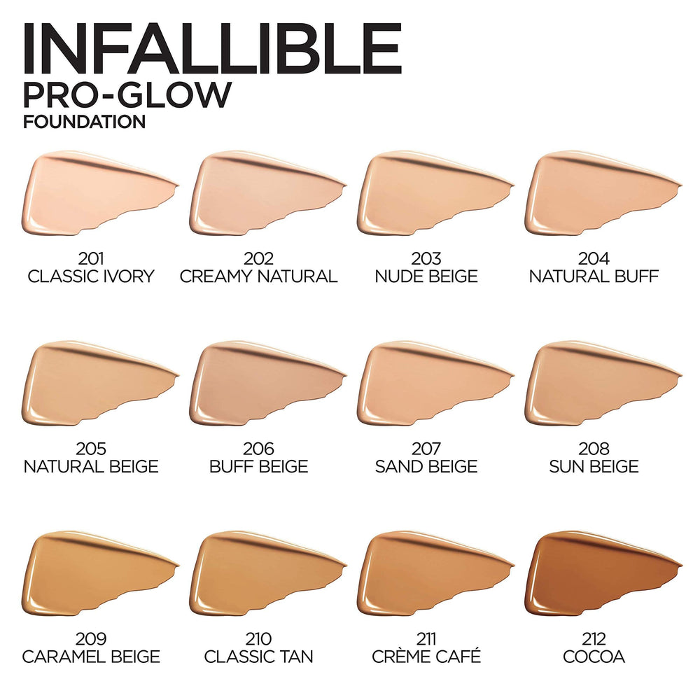 L’Oréal Paris Infallible Pro Glow: SPF incluido para protección diaria.