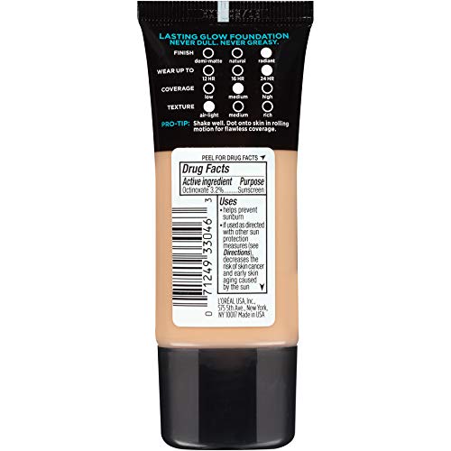 L’Oréal Paris Infallible Pro Glow: textura cremosa para aplicación suave.