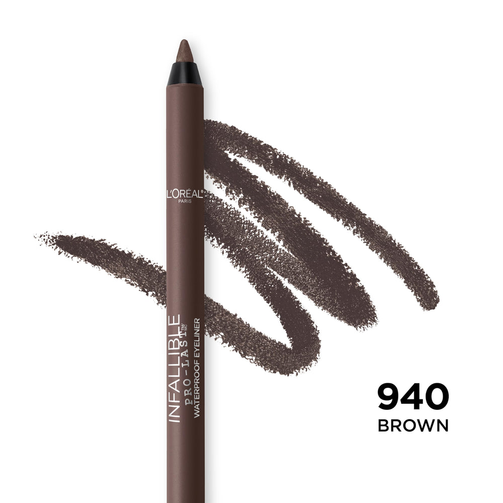 L'Oréal Paris Infallible Pro-Last Pencil Eyeliner brown soft swatch