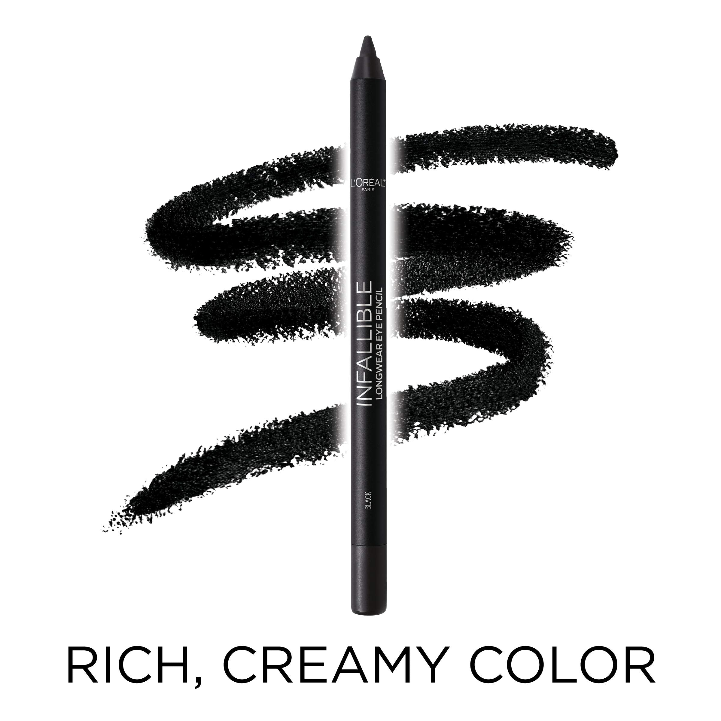 L'Oréal Paris Infallible Pro-Last Pencil Eyeliner brown waterproof application