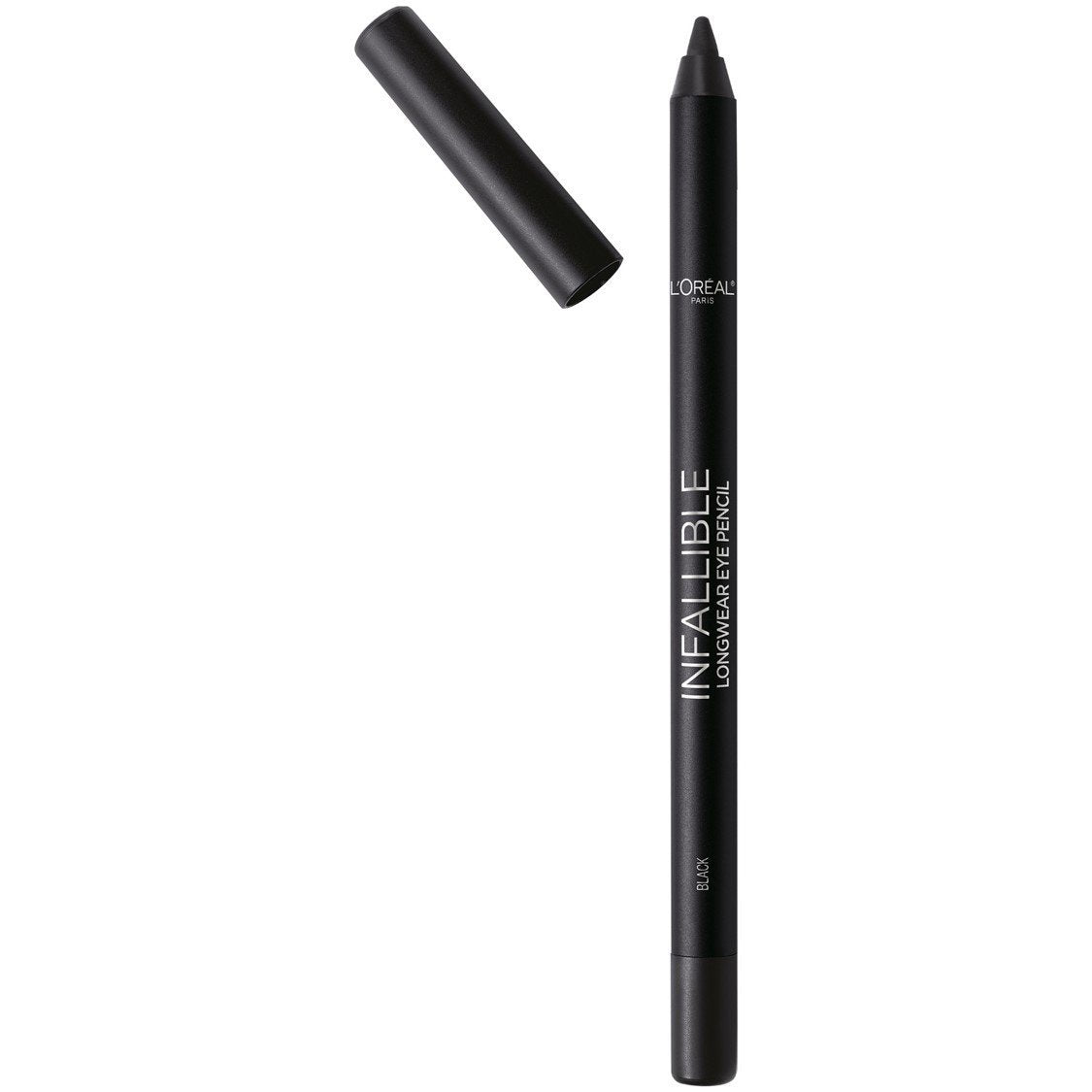 L'Oreal Paris Infallible Pro-Last Pencil Eyeliner waterproof swatches show bold, long-lasting color.