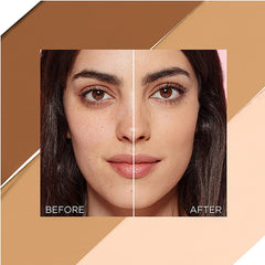 Foundation brush blending Pro-Matte Foundation for even coverage