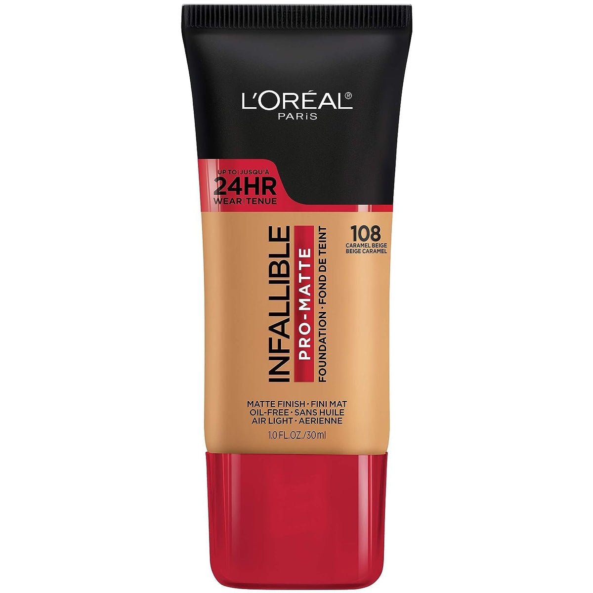 L'Oreal Paris Infallible Pro-Matte Foundation bottle ready for everyday wear.