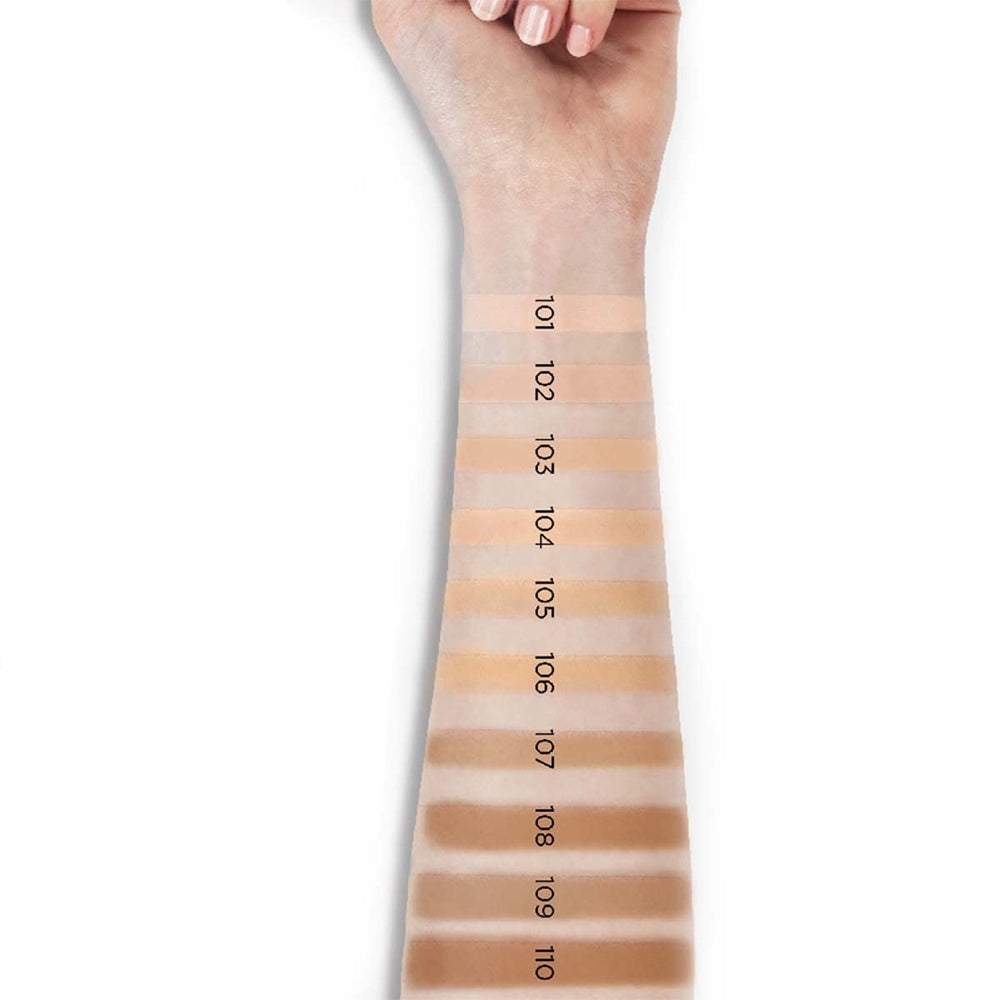 L'Oreal Paris Infallible Pro-Matte Foundation close-up wear test suggesting long wear