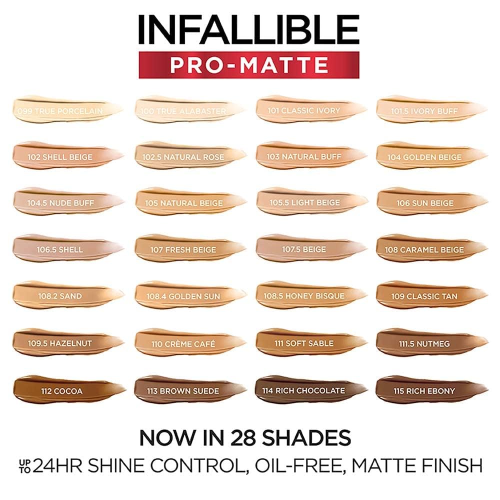 Sponge application demonstrates seamless, even coverage with a light texture.