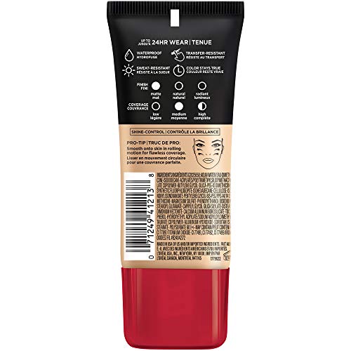 Textura ligera de Pro Matte para un acabado demi-mate suave durante el día.
