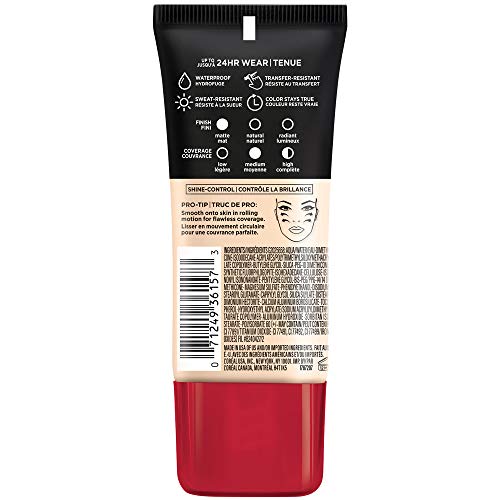 L'Oreal Paris Infallible Pro-Matte textura liviana facilita la aplicación.