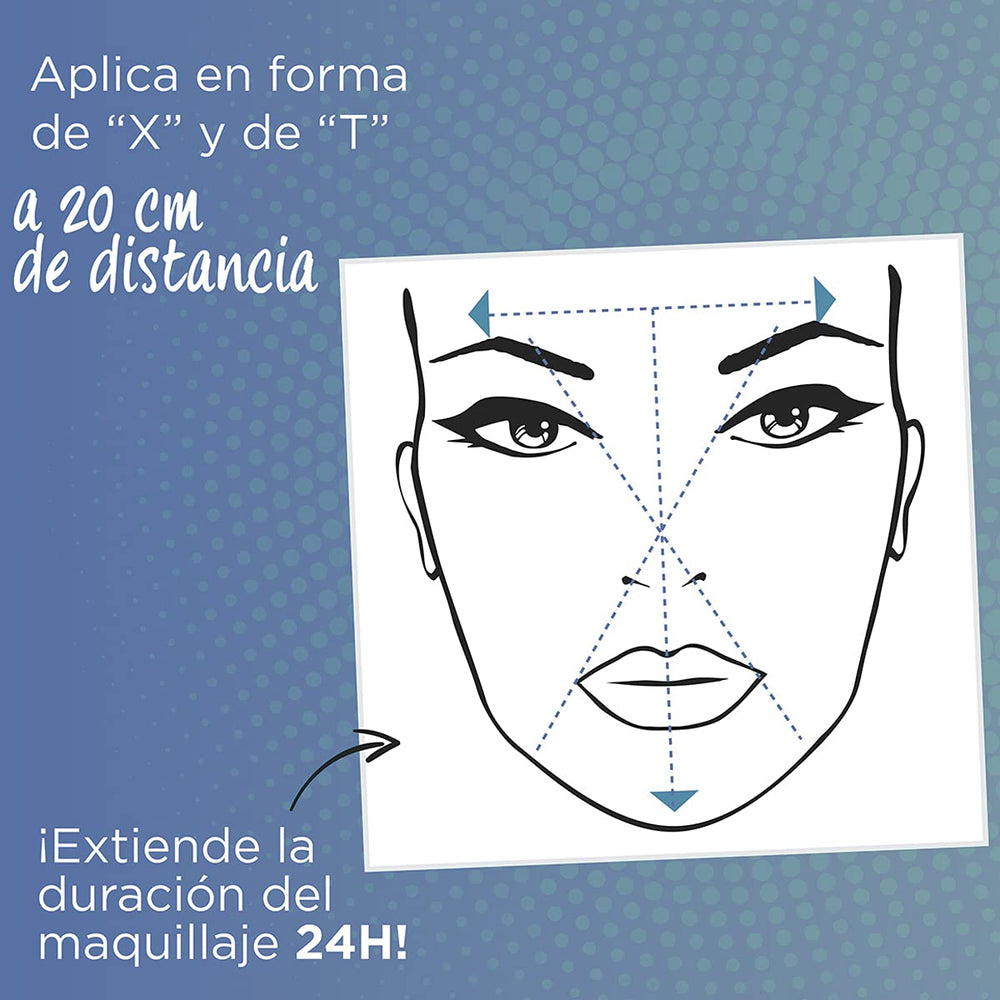 L’Oréal Paris Infallible Pro-Spray aplicado a labios para fijación duradera