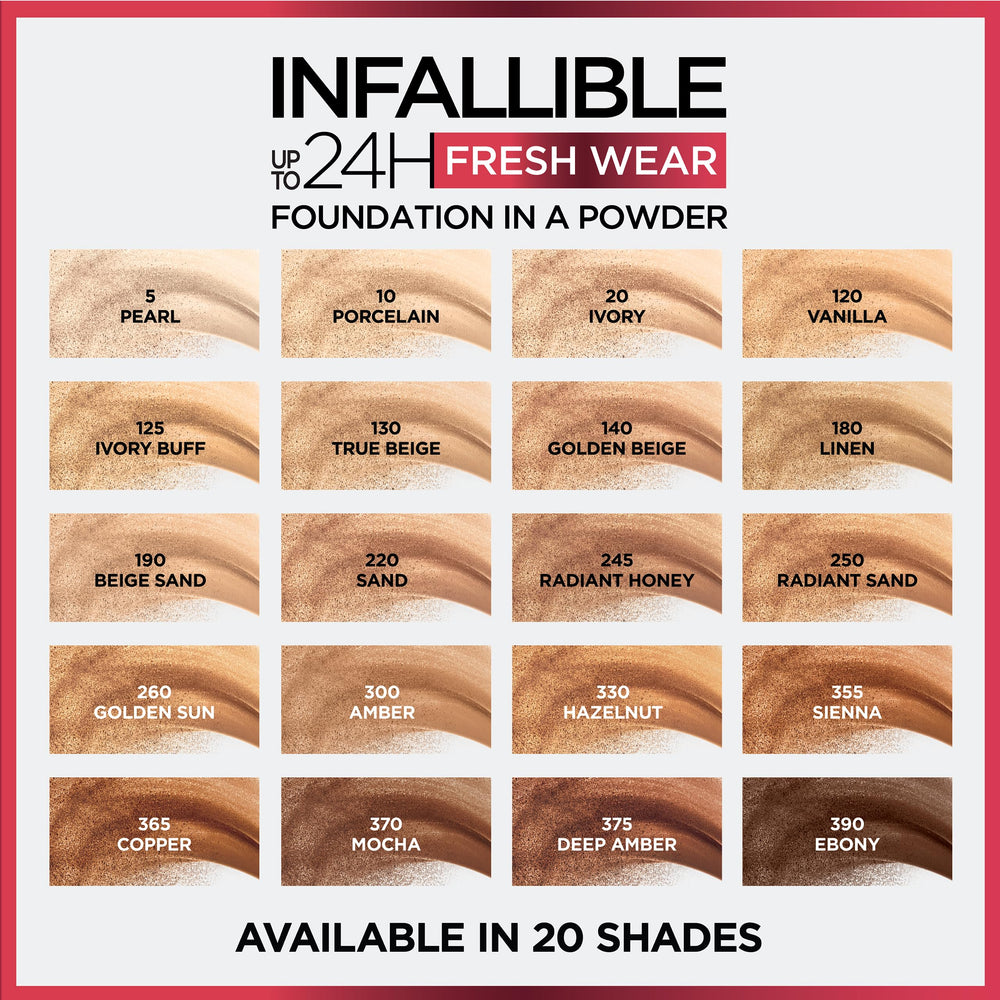 Rango Beige Sand para varias tonalidades de piel.