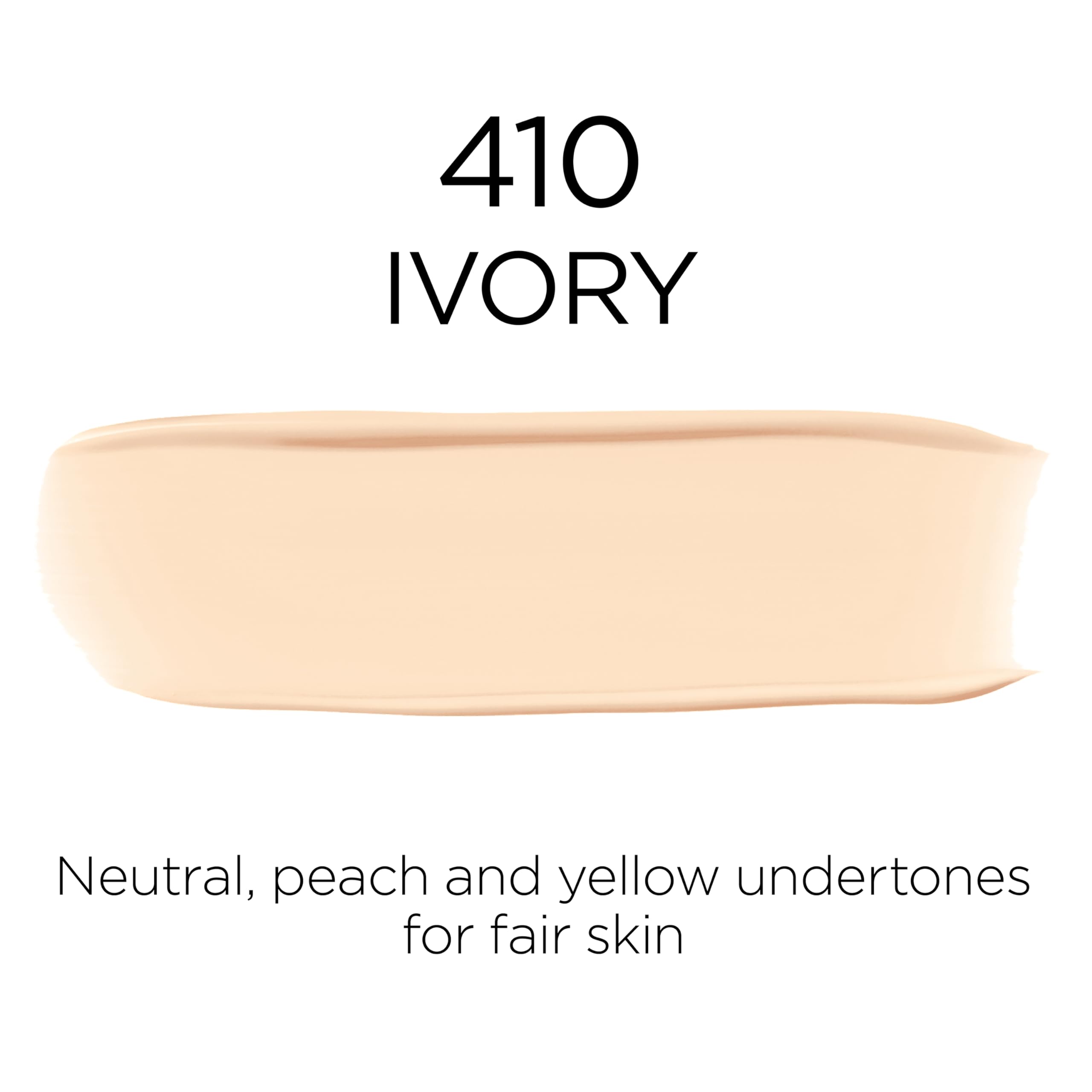 L'Oréal Paris Infallible: tono 410 Ivory para piel clara.