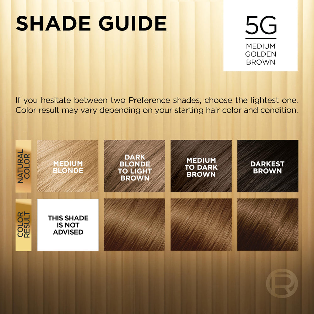 L'Oreal Paris instruction leaflet with step-by-step guidance for at-home color.