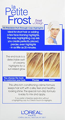 L'Oreal Paris La Petite Frost Chardonnay cap highlights with two hooks for bold or subtle looks.