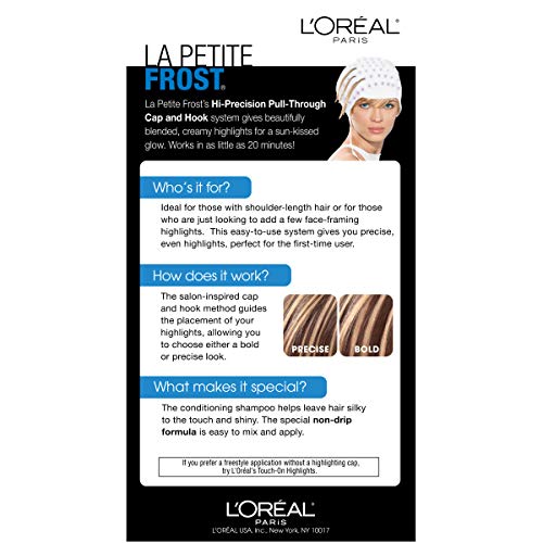 L'Oreal Paris La Petite Frost Chardonnay two-hook system supports bold or subtle looks.