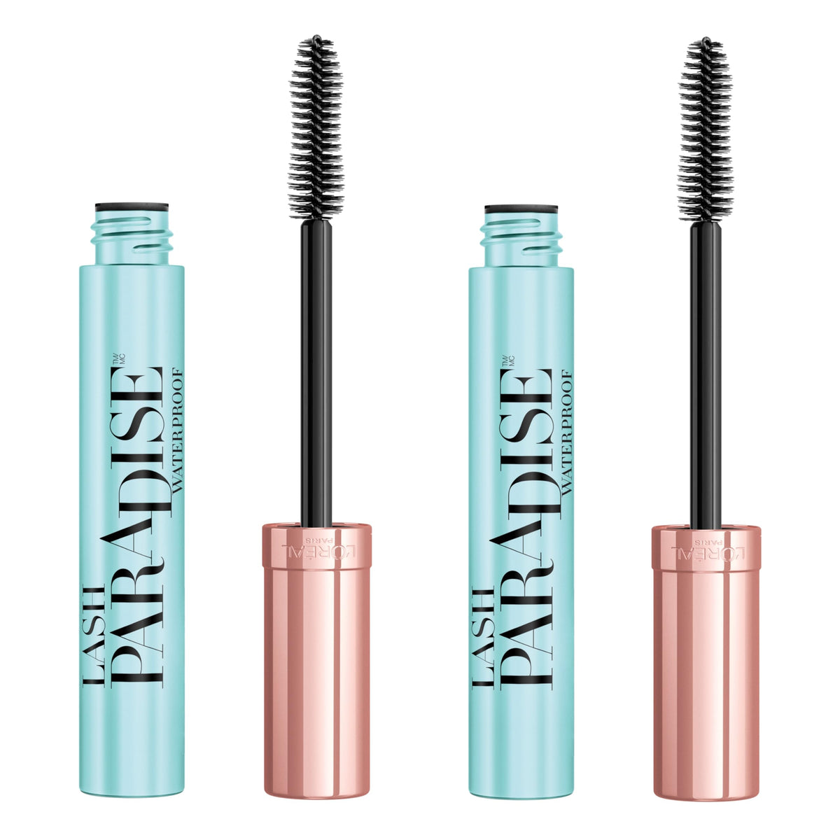 L'Oreal Paris Lash Paradise mascara bottle showing voluptuous volume with no clumping