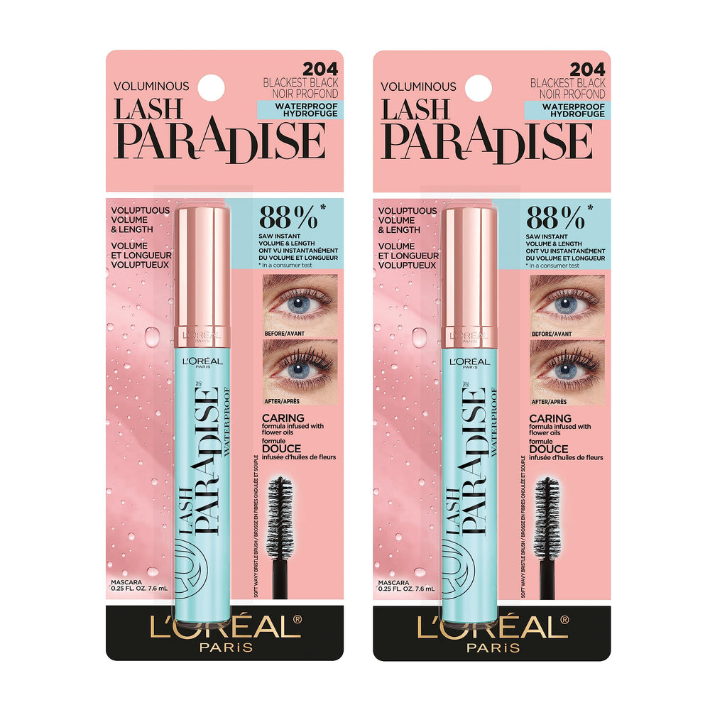 L'Oreal Paris Lash Paradise two-pack display for easy replacement