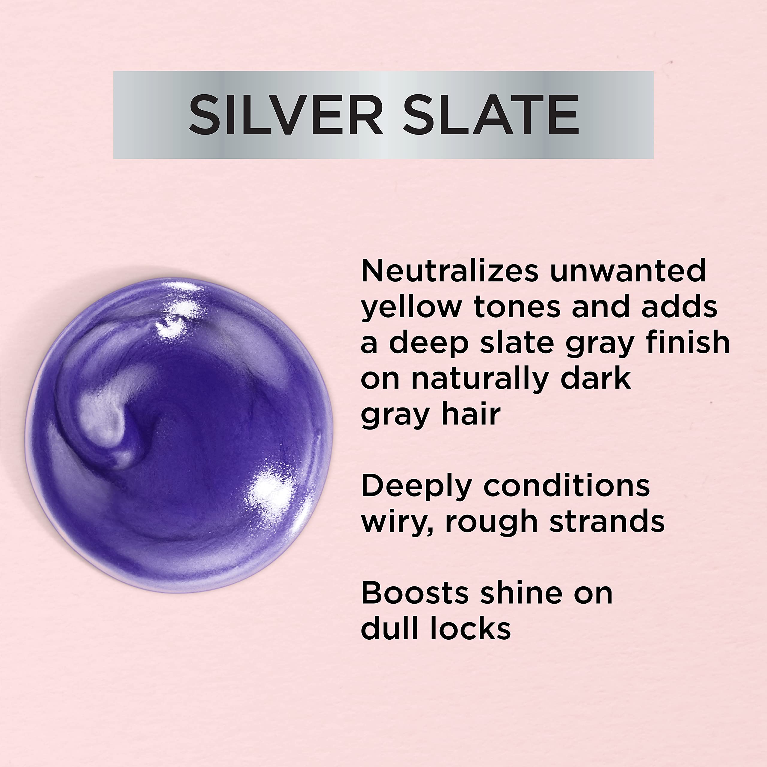 L'Oreal Paris Le Color Gloss gray-hair-toning delivers a refreshed silver hue