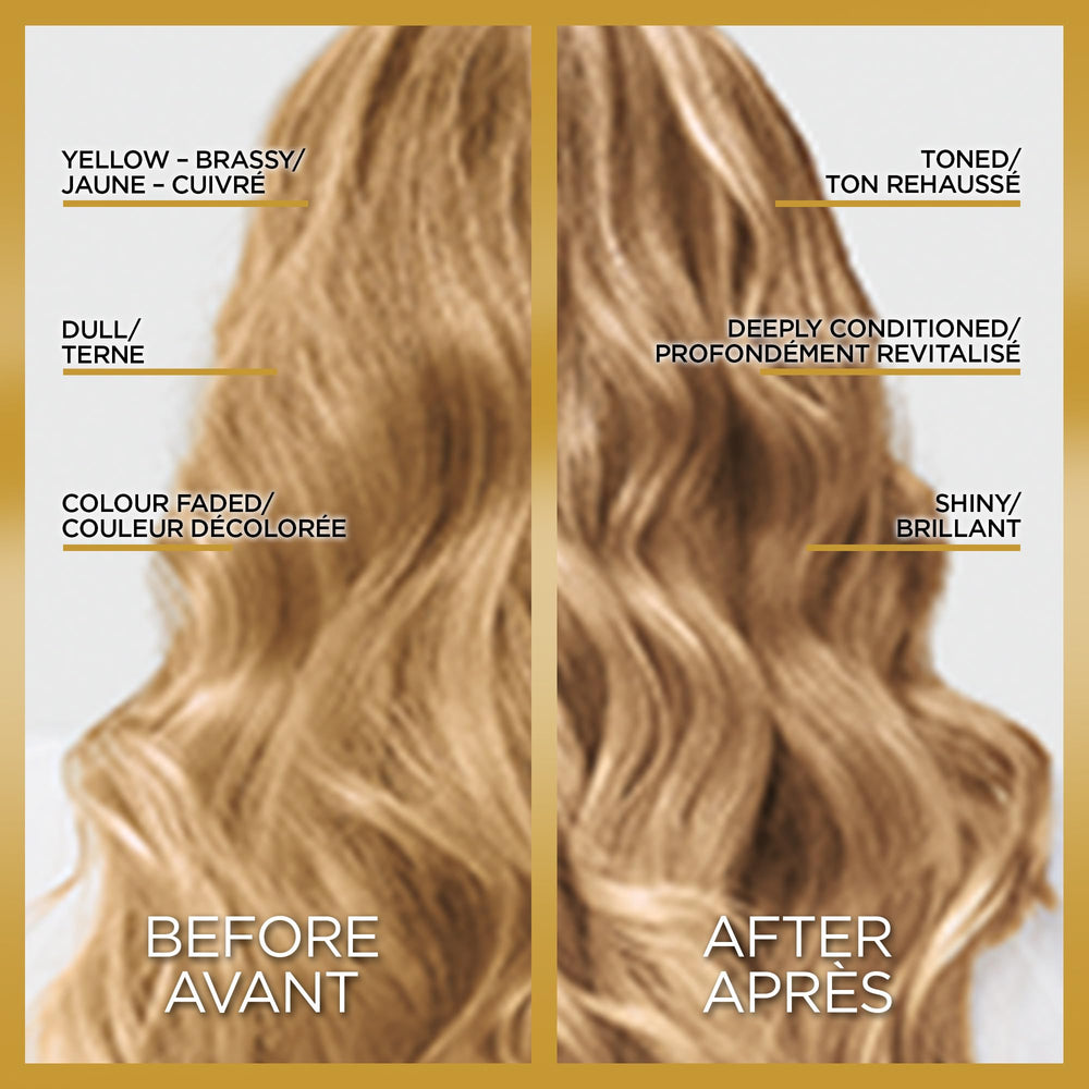 L'Oreal Paris Le Color One Step Hair Toning Gloss in-shower application scene.
