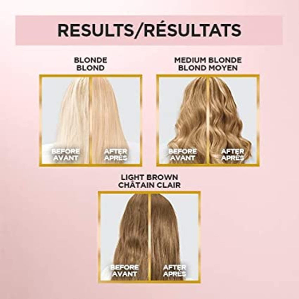 L'Oreal Paris Le Color One Step Toning Hair Gloss application in shower demonstrates quick refresh.