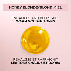 L'Oreal Paris Le Color One Step Toning Hair Gloss neutralizes brass for vibrant honey blondes.