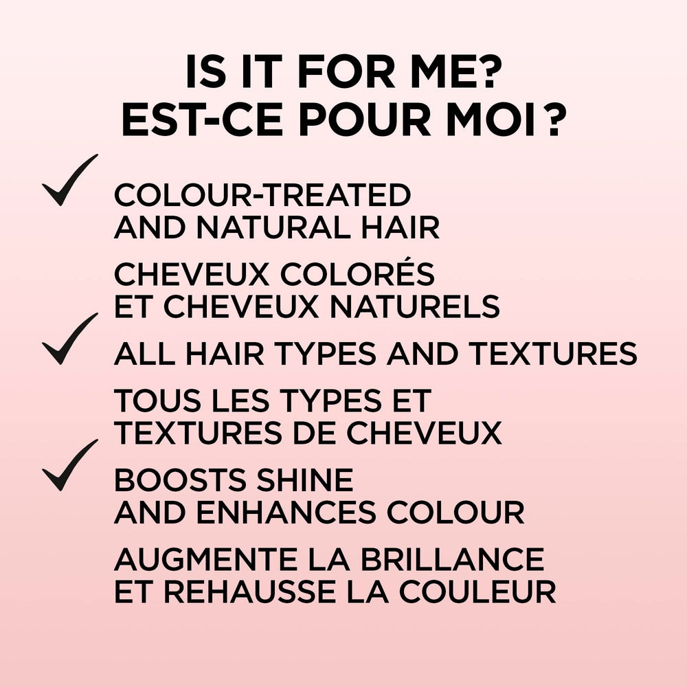 L'Oreal Paris Le Color One Step Toning Hair Gloss vegan conditioning base nourishes while toning.