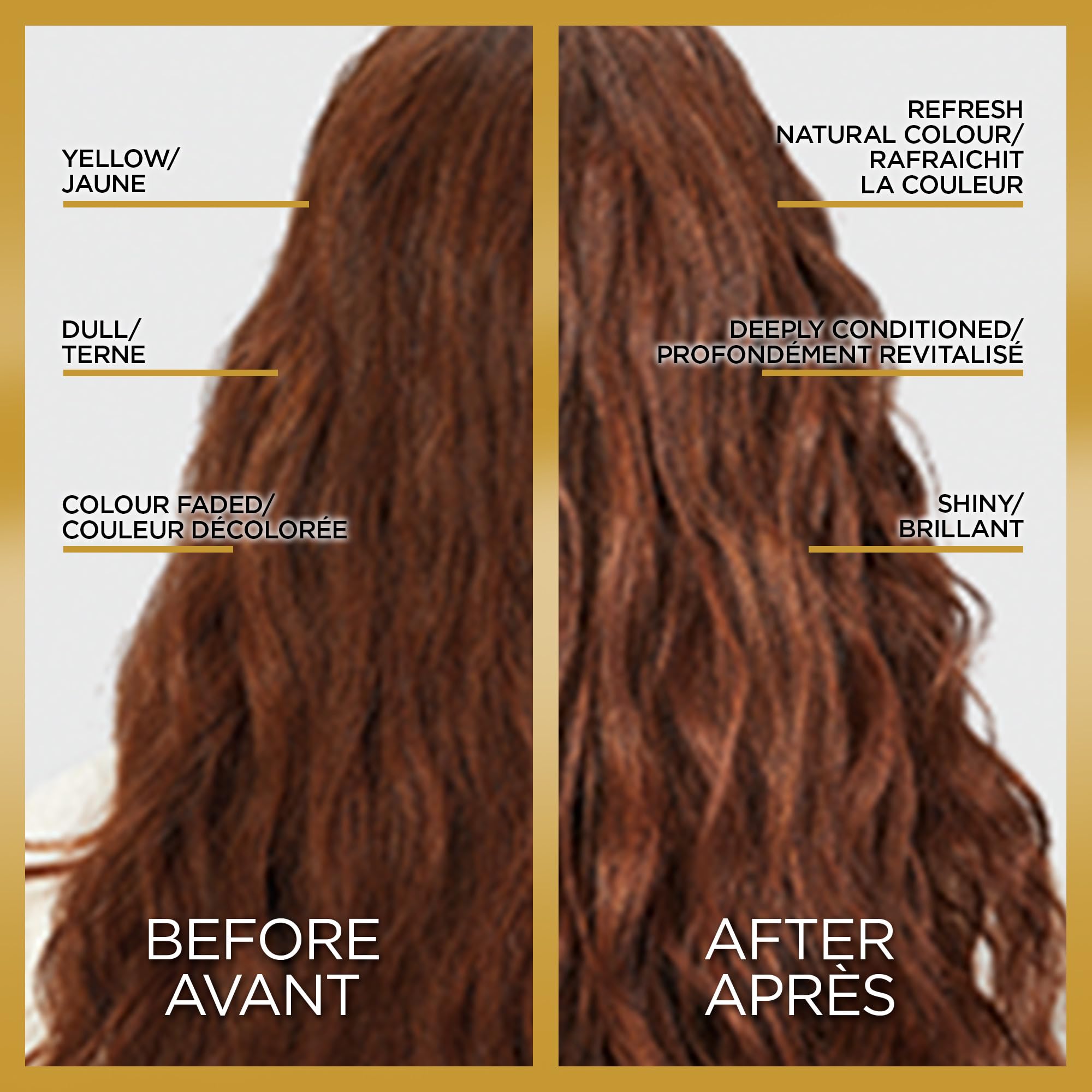 L'Oreal Paris Le Color One Step Toning Hair Gloss in-shower application smooths color and adds gloss