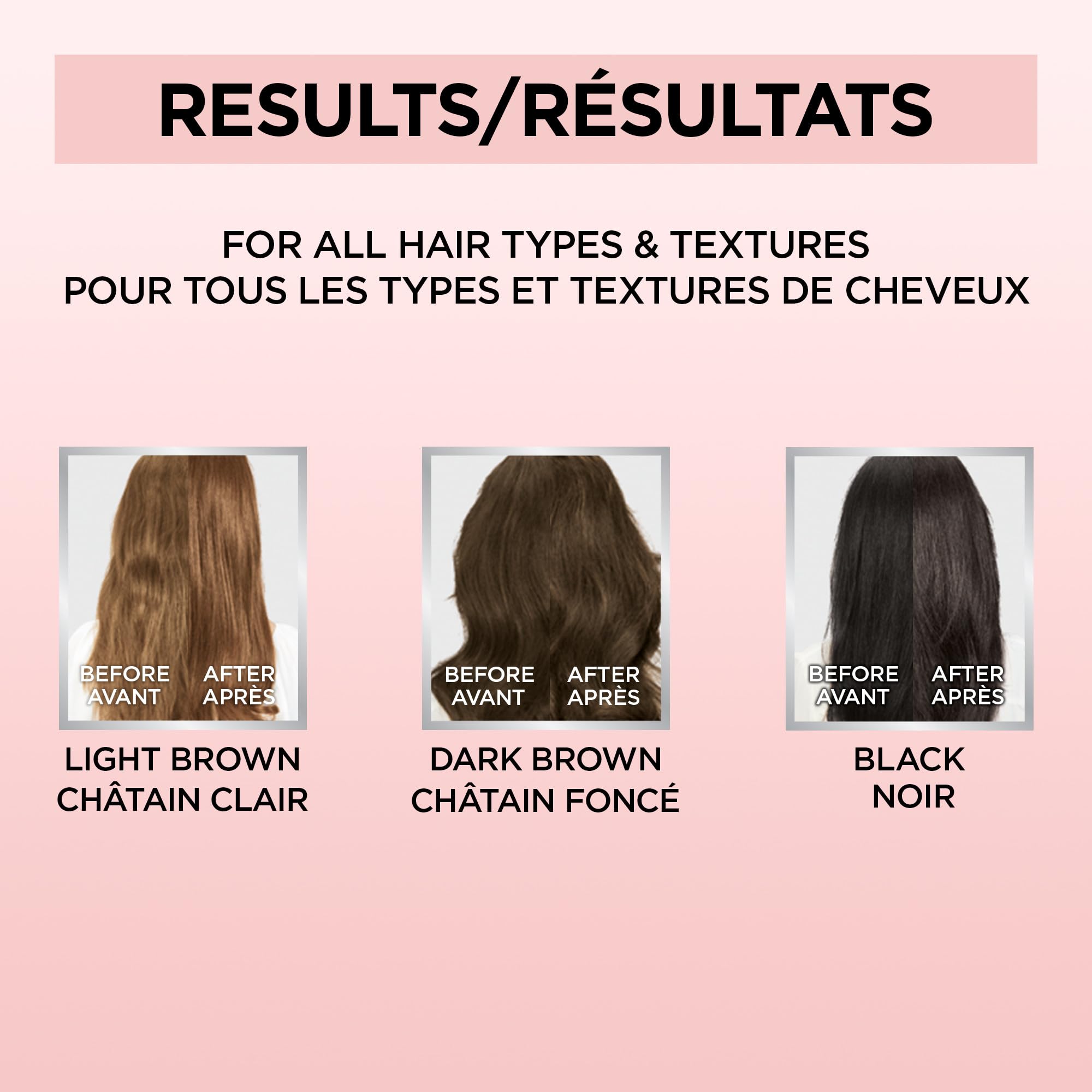 L'Oreal Paris Le Color One Step Toning Hair Gloss Rich Brunette application ready in shower.